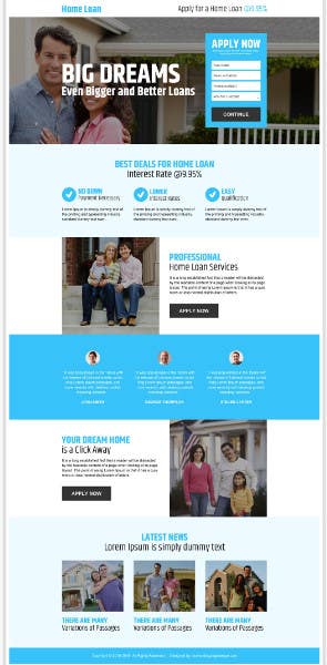 Contest Entry #19 for                                                 Design a Website Mockup - HOMEPAGE ONLY - Houston Mortgage
                                            