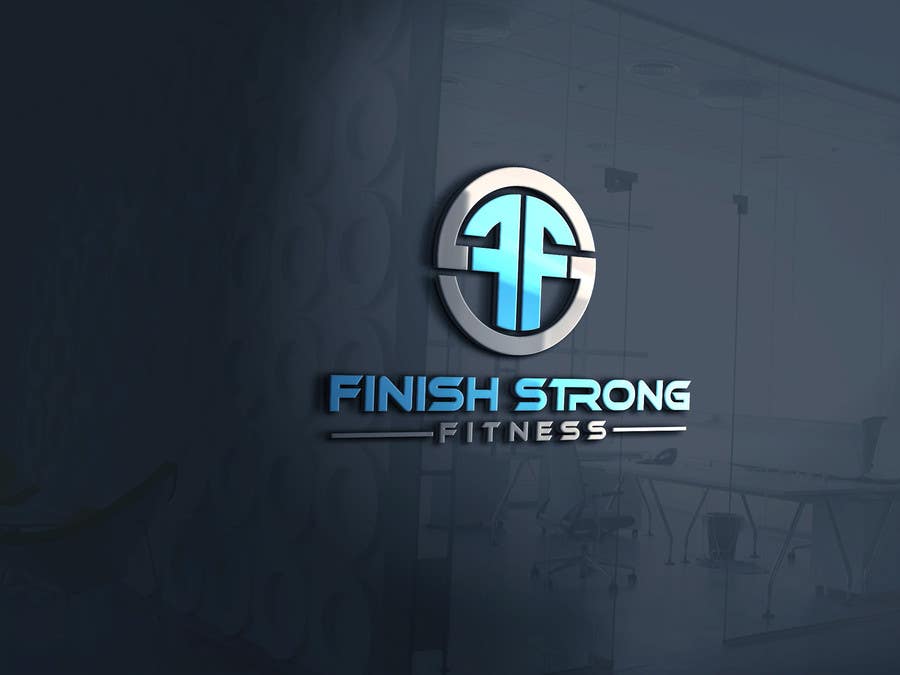 Penyertaan Peraduan #224 untuk                                                 Design a Logo for Finish Strong Fitness (fitness company)
                                            