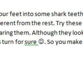 shwetharamnath tarafından Short, funny, and Awesome product description #6 SHARKS için no 2