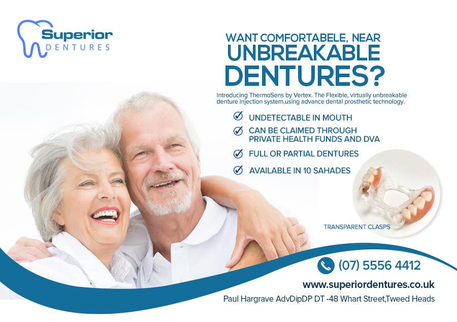 Proposition n°3 du concours                                                 Design an Denture Clinic Advertisement
                                            
