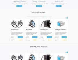 #33 para Need Simple Minimalist Website and Blog Design Mockup: PSD Only for Jewelry Site por surajit666
