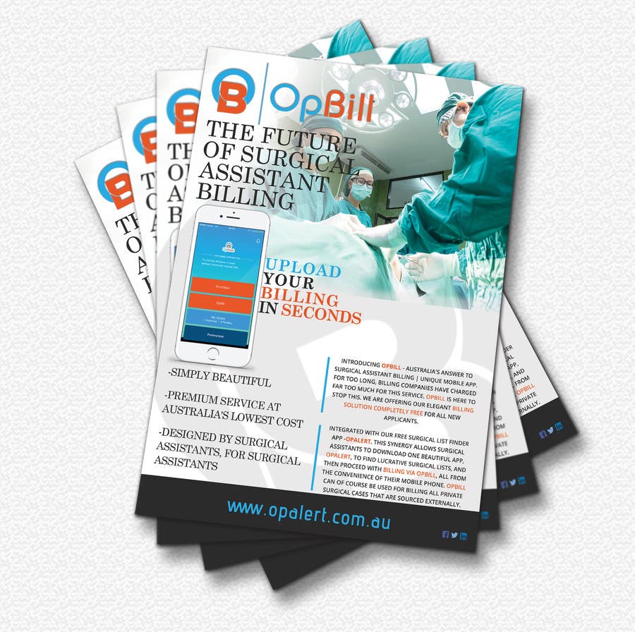 Kilpailutyö #8 kilpailussa                                                 Design a Flyer for Medical Billing
                                            