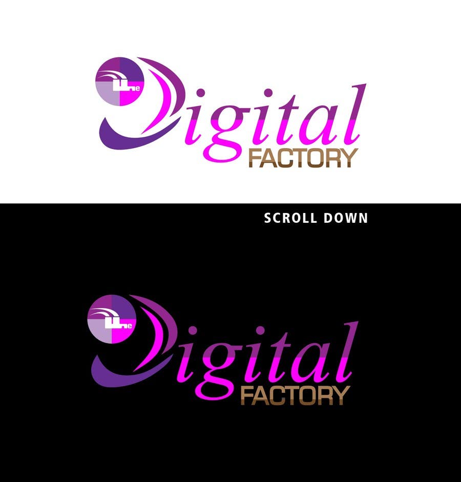 Proposition n°45 du concours                                                 Design a Logo for the The Digital Factory
                                            