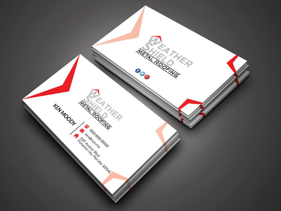Proposition n°210 du concours                                                 Design some Business Cards for roofing company - DCM05172017
                                            