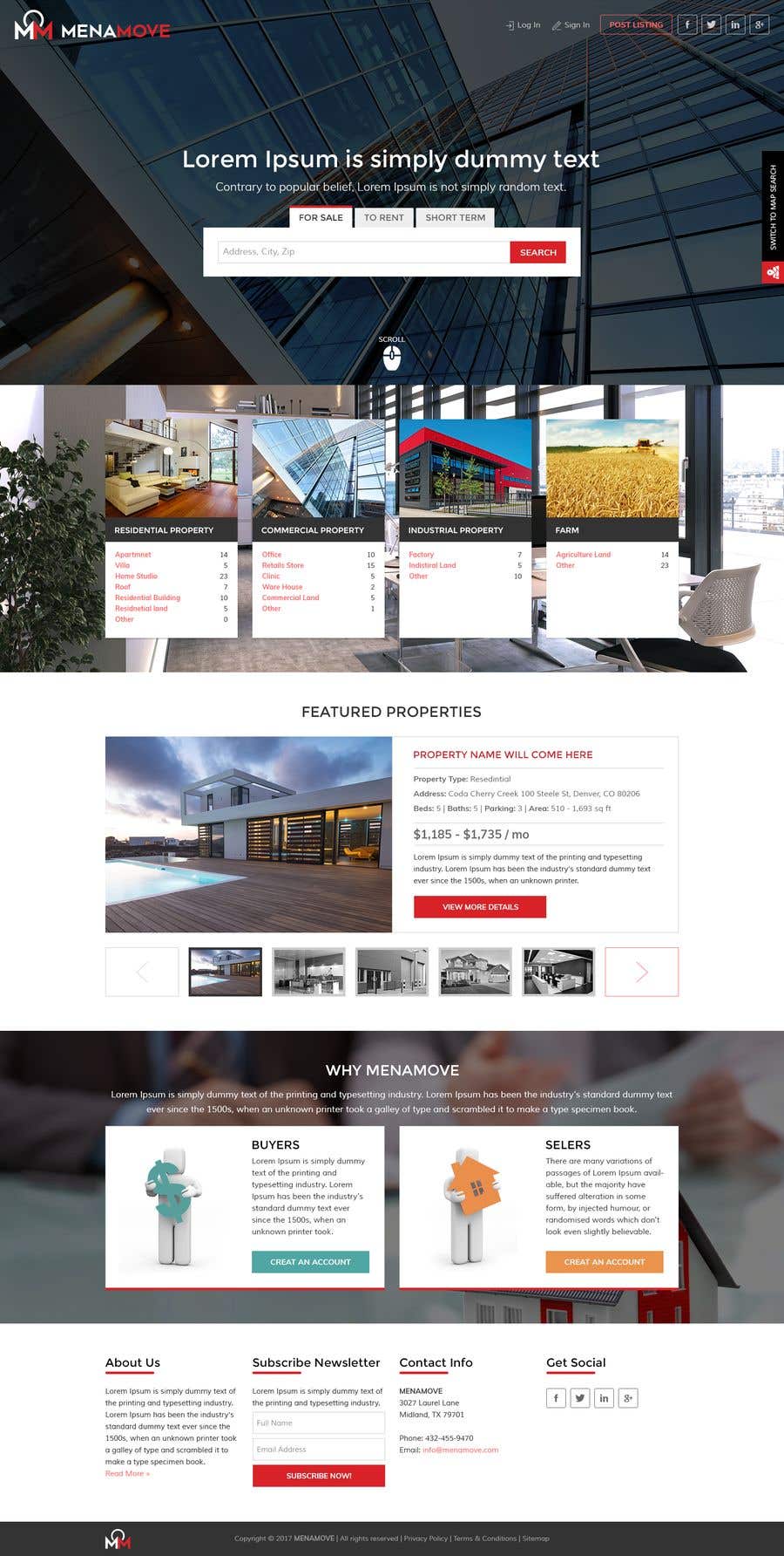Wasilisho la Shindano #9 la                                                 Design a homepage Mockup (Only photoshop or similar) without front end coding. Just nice/modern graphic design
                                            