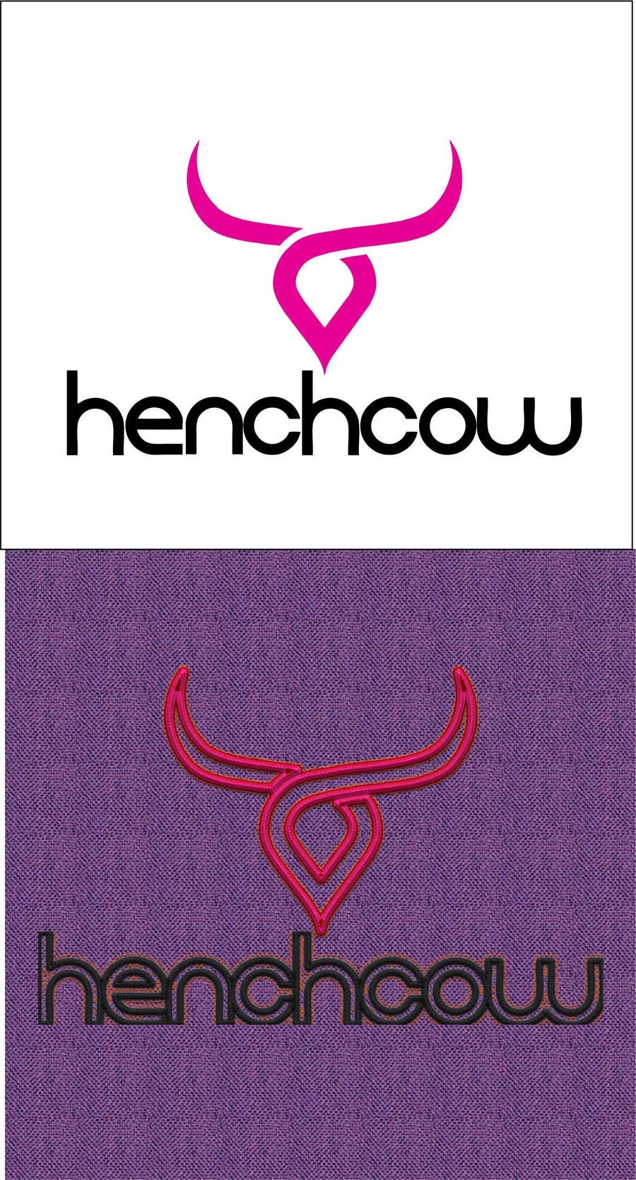 Proposition n°27 du concours                                                 Design a Logo for a female gym wear “HENCH COW"
                                            