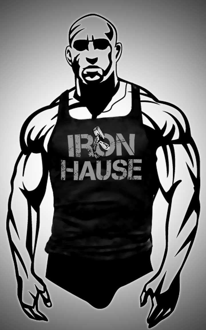 Kilpailutyö #83 kilpailussa                                                 Logo Design for Iron Haus Bodybuilding
                                            