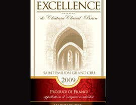 Nro 20 kilpailuun Print &amp; Packaging Design for Excellence Bordeaux Wine käyttäjältä TecImag