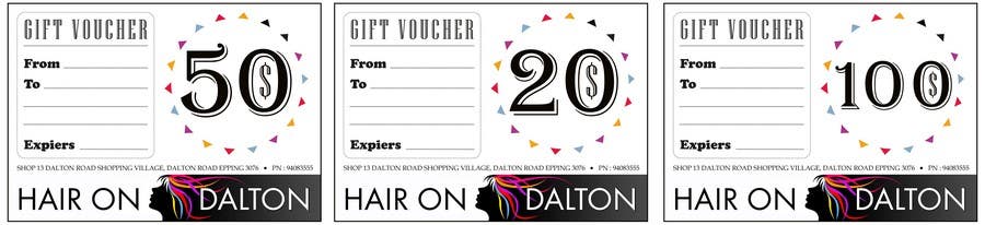 Contest Entry #91 for                                                 Stationery Design for HAIR ON DALTON
                                            
