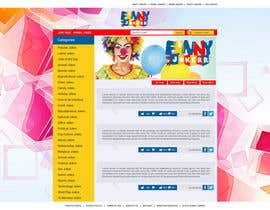 #50 untuk Design a Website Mockup for FunnyJokerr.com oleh logowizards