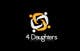 Miniatyrbilde av konkurransebidrag #534 i                                                     Logo Design for 4 Daughters (Four Daughters Ltd) and typeface
                                                