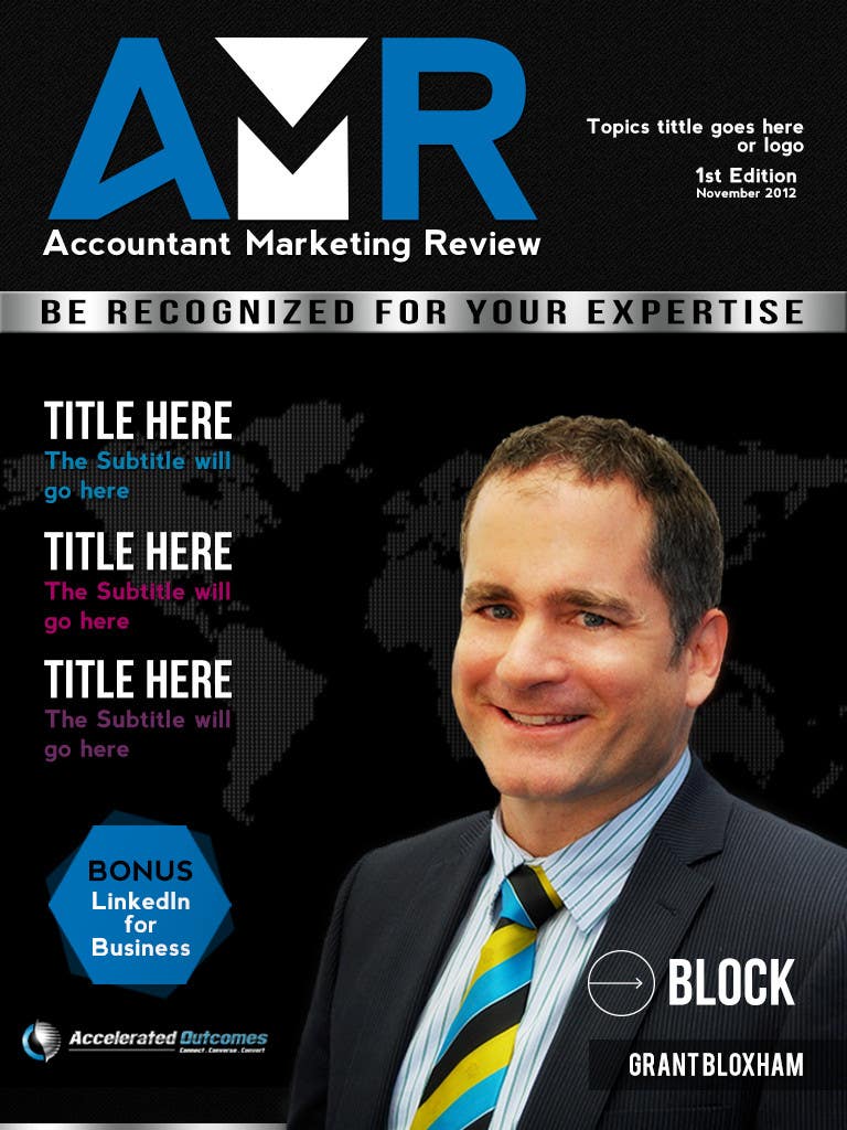Intrarea #31 pentru concursul „                                                Graphic Design for Accountant Marketing Review Magazine (Edit existing InDesign template)
                                            ”