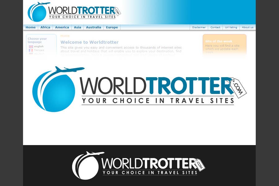 Inscrição nº 30 do Concurso para                                                 Logo Design for travel website Worldtrotter.com
                                            