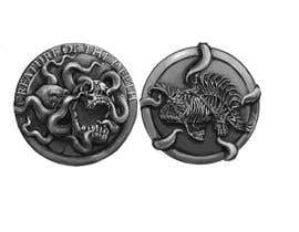 #62 dla Creative and unique water themed figure on a coin illustration needed przez blackopium