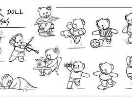 #25 pentru Characters for 2 bear dolls in comic style with marker pens de către premartwork