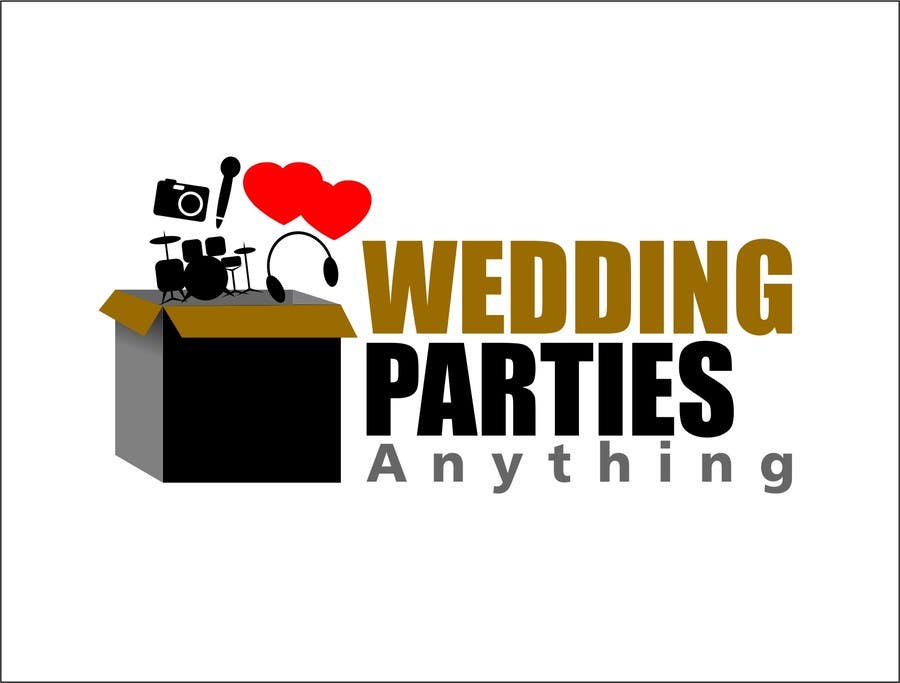 Penyertaan Peraduan #42 untuk                                                 Logo Design for Wedding Parties Anything.
                                            