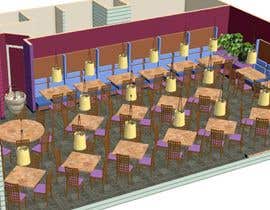 #5 untuk Indian Restaurant 3D design &amp; furniture layout oleh ronaaron2