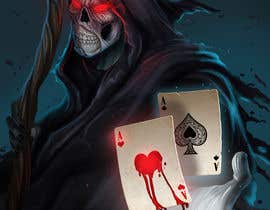 #12 cho Illustrate a Grim Reaper Holding Poker Cards bởi dragucristian