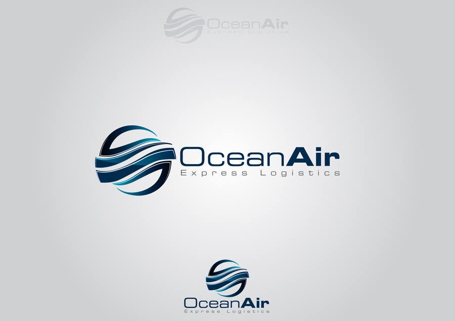 Penyertaan Peraduan #537 untuk                                                 Logo Design for OceanAir Express Logistics
                                            