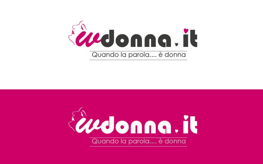 Kilpailutyö #81 kilpailussa                                                 Logo Design for www.wdonna.it
                                            