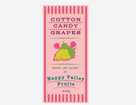 #30 pёr Happy Valley Fruits Cotton candy label nga MoraDesign