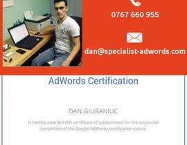 #1 para Design a Flyer for an Adwords Specialist por saviniulian90