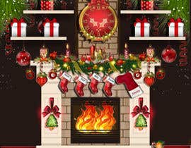 #27 for Christmas Fireplace Scene by Mmiraaa