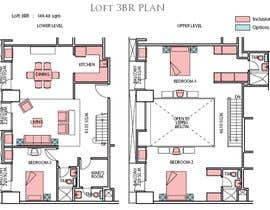 #17 สำหรับ Concept Drawing for a loft apartment โดย HadiNasir
