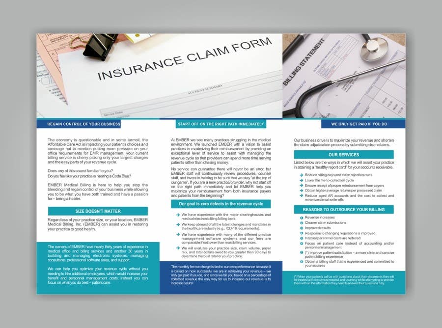 Contest Entry #24 for                                                 Design a Brochure & Business Cards for a Medical Billing Company
                                            