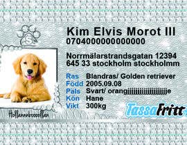 #80 ， Design a Pet ID-Card (for cats and dogs) theme Bling Bling 来自 peraflorence