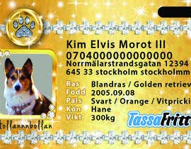 #73 ， Design a Pet ID-Card (for cats and dogs) theme Bling Bling 来自 shanaudio