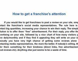 #2 pёr Get franchisees to leave a free anonymous review on www.rebu.online nga Embos