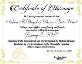 #14 for Wedding Certificate Enhancement II by johariba