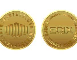 #23 Front / Back Gold Coin Illustration With Embossed Logo and Text részére Produccionessiri által