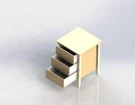 #5 for 3D solidworks model for furniture bedside cabinet by mtauseef21