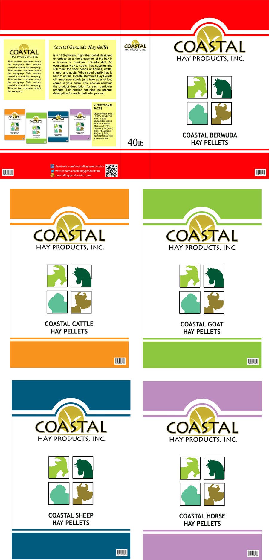 
                                                                                                            Inscrição nº                                         82
                                     do Concurso para                                         Print & Packaging Design for Coastal Hay Products, Inc.
                                    