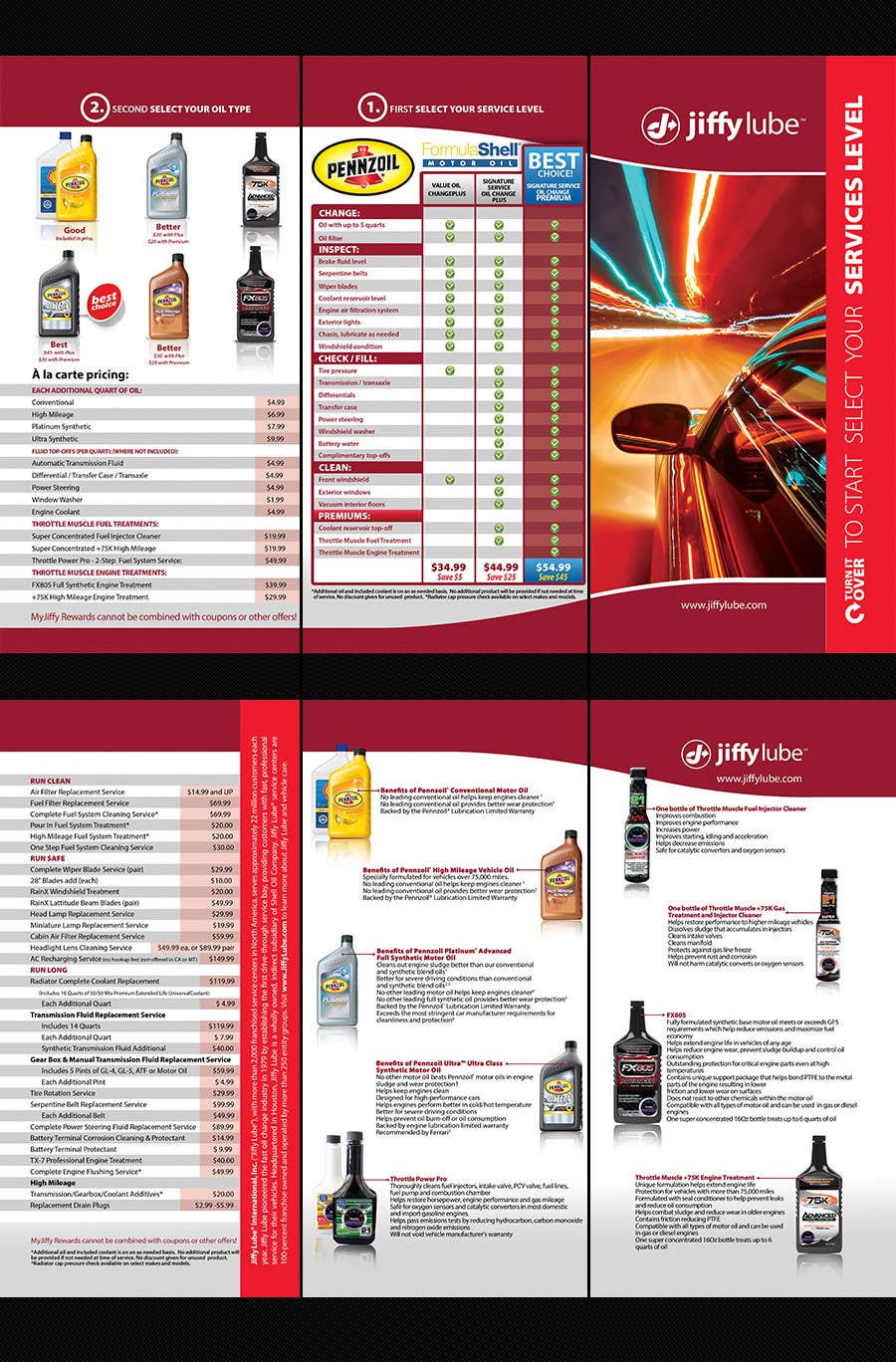 Contest Entry #26 for                                                 Brochure Design for My Jiffy Lube
                                            