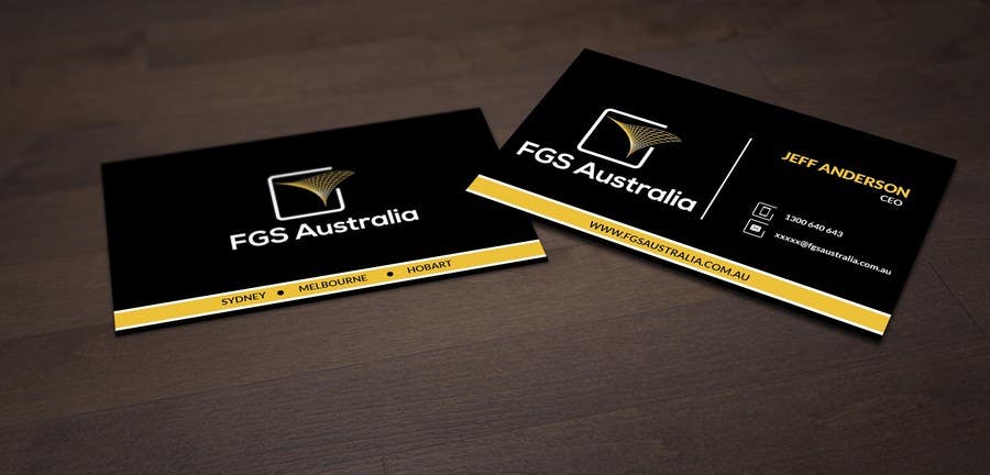 Konkurrenceindlæg #44 for                                                 High quality business card for FGS Australia
                                            