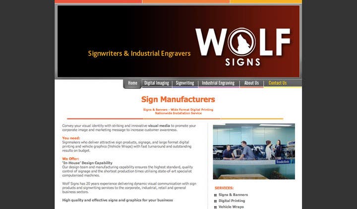 Inscrição nº 227 do Concurso para                                                 Logo Design for Wolf Signs
                                            