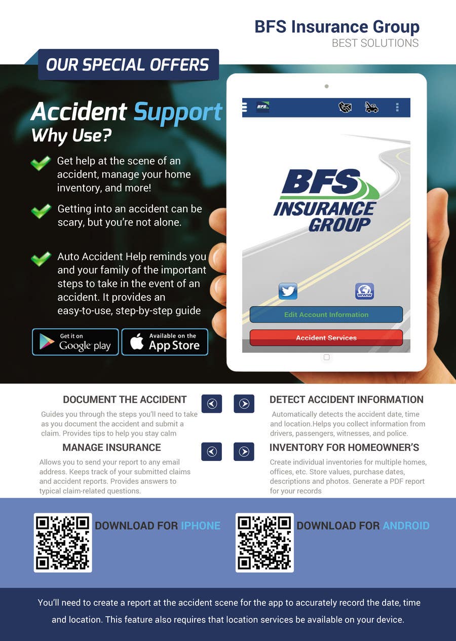 
                                                                                                                        Contest Entry #                                            1
                                         for                                             Design a Flyer for Mobile App for Insurance Agency
                                        