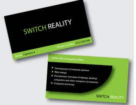 #7 untuk Design some Business Cards for my company, SWITCH REALITY oleh radhikatrh