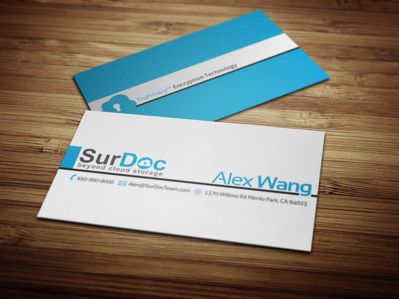 Penyertaan Peraduan #219 untuk                                                 Business Card Design for SurDoc
                                            