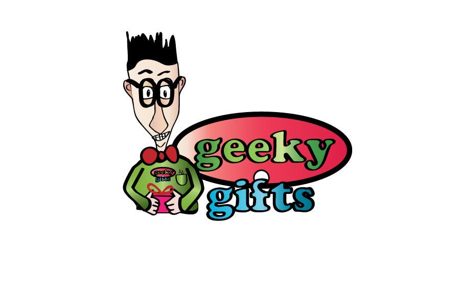 Wasilisho la Shindano #374 la                                                 Logo Design for Geeky Gifts
                                            