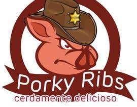 #6 para Diseño de logo Porky Ribs de Greenvic