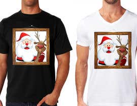 #6 para Design a T-Shirt_santa and rudolph selfie por marijakalina