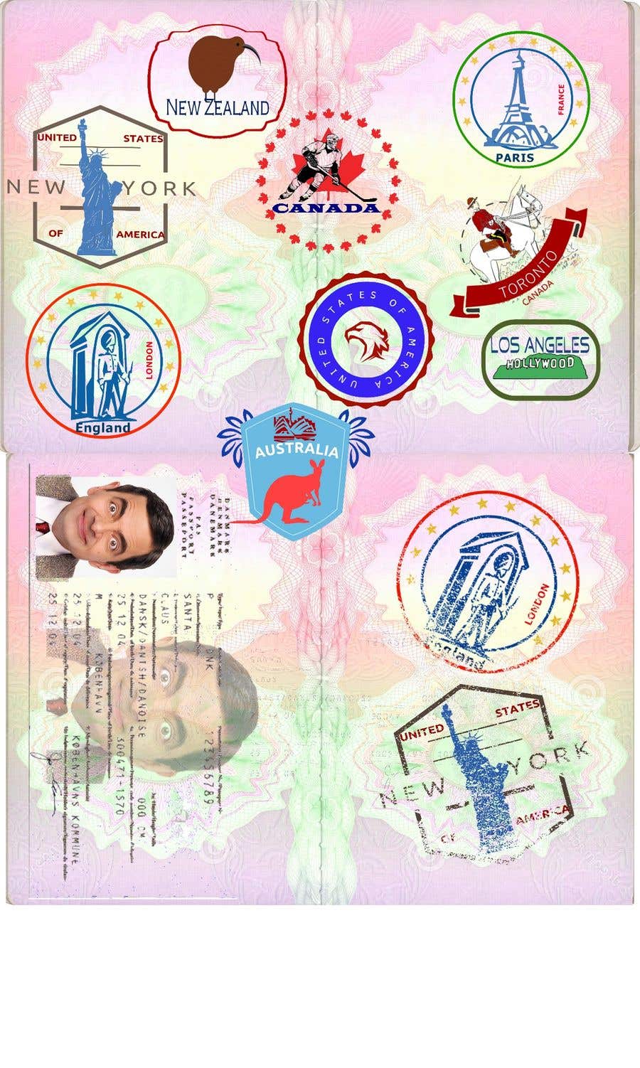 Konkurransebidrag #29 i                                                 FUN and responsive passport and destination stamps design for SAAS
                                            