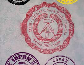 Nambari 17 ya FUN and responsive passport and destination stamps design for SAAS na bayzid513