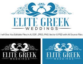 #70 untuk Wedding Logo Name &quot; Elite Greek Wedding &quot; oleh kashifali239