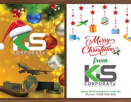 #36 for Design a Christmas card with our company logo and Christmas theme on the front  and Merry Christmas on the inside. -- 2 by shrabanty