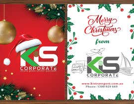 #43 for Design a Christmas card with our company logo and Christmas theme on the front  and Merry Christmas on the inside. -- 2 by shrabanty